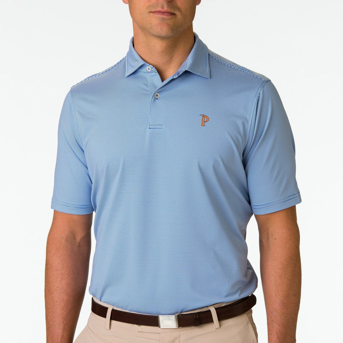 Pepperdine | USA Mini Stripe Jersey Polo | Collegiate - Fairway & Greene