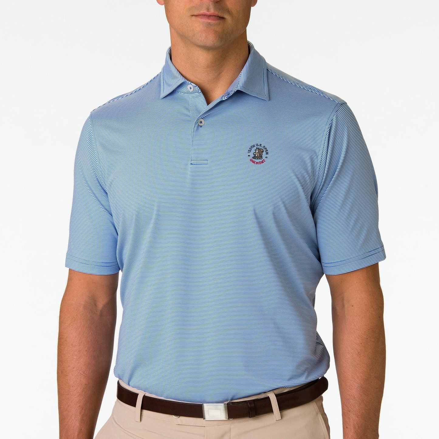 2025 U.S. OPEN | USA Mini Stripe Jersey Polo - Fairway & Greene