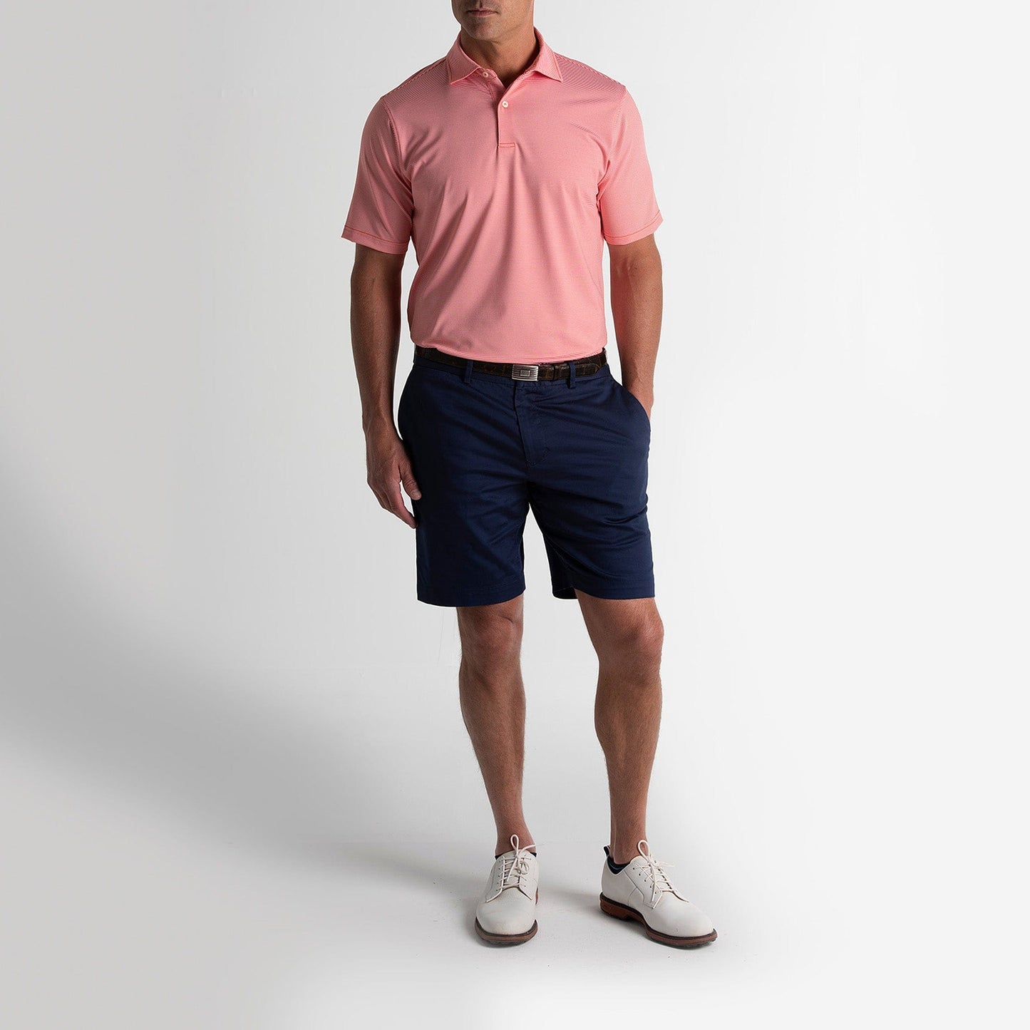 USA Mini Stripe Jersey Polo-Sale - Fairway & Greene