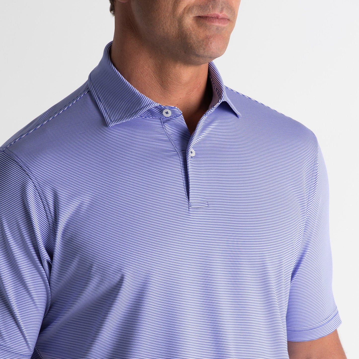 USA Mini Stripe Jersey Polo-Sale - Fairway & Greene