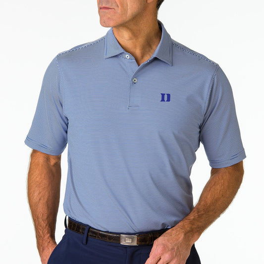 Duke University | USA Mini Stripe Jersey Polo | Collegiate - Fairway & Greene