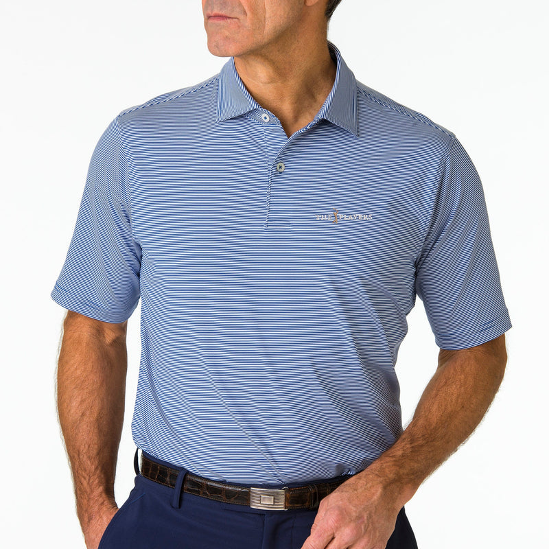 2025 The Players | USA Mini Stripe Jersey Polo