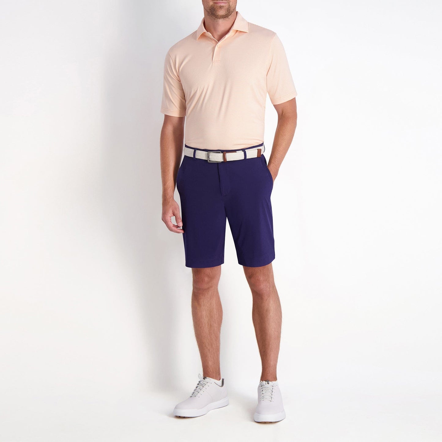 USA Mini Stripe Jersey Polo-Sale - Fairway & Greene