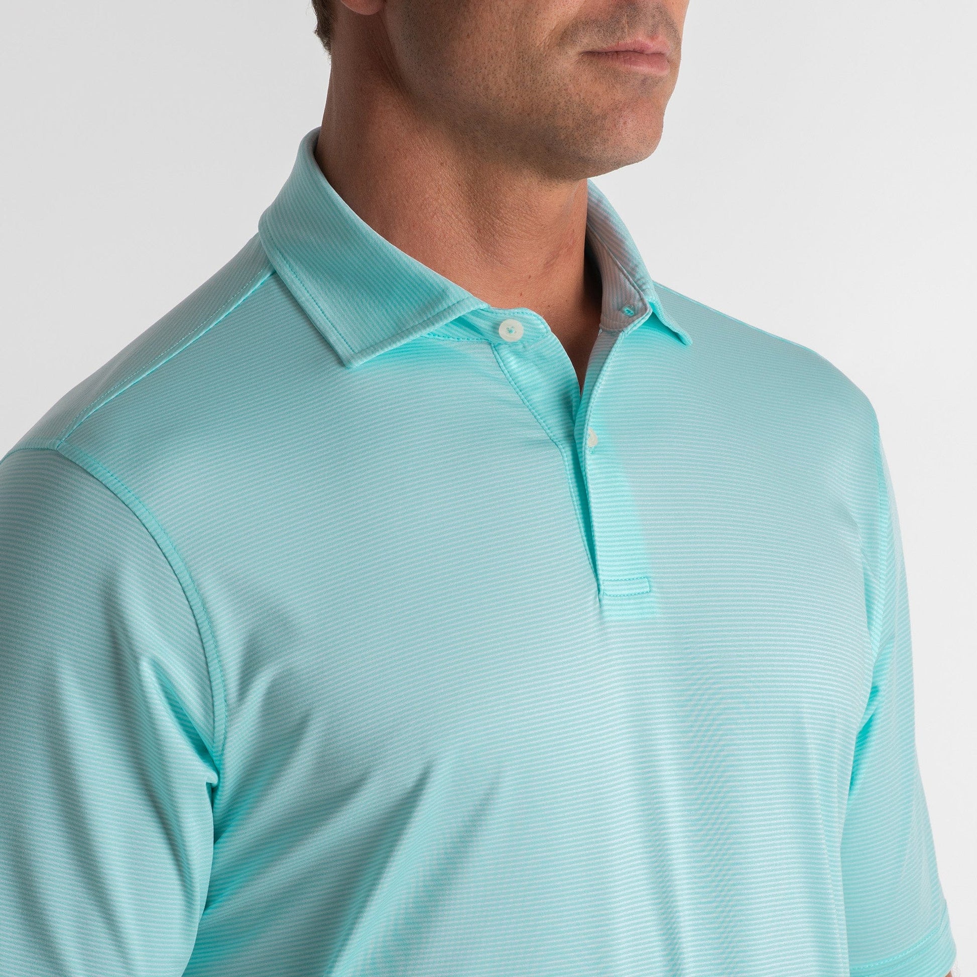 USA Mini Stripe Jersey Polo-Sale - Fairway & Greene