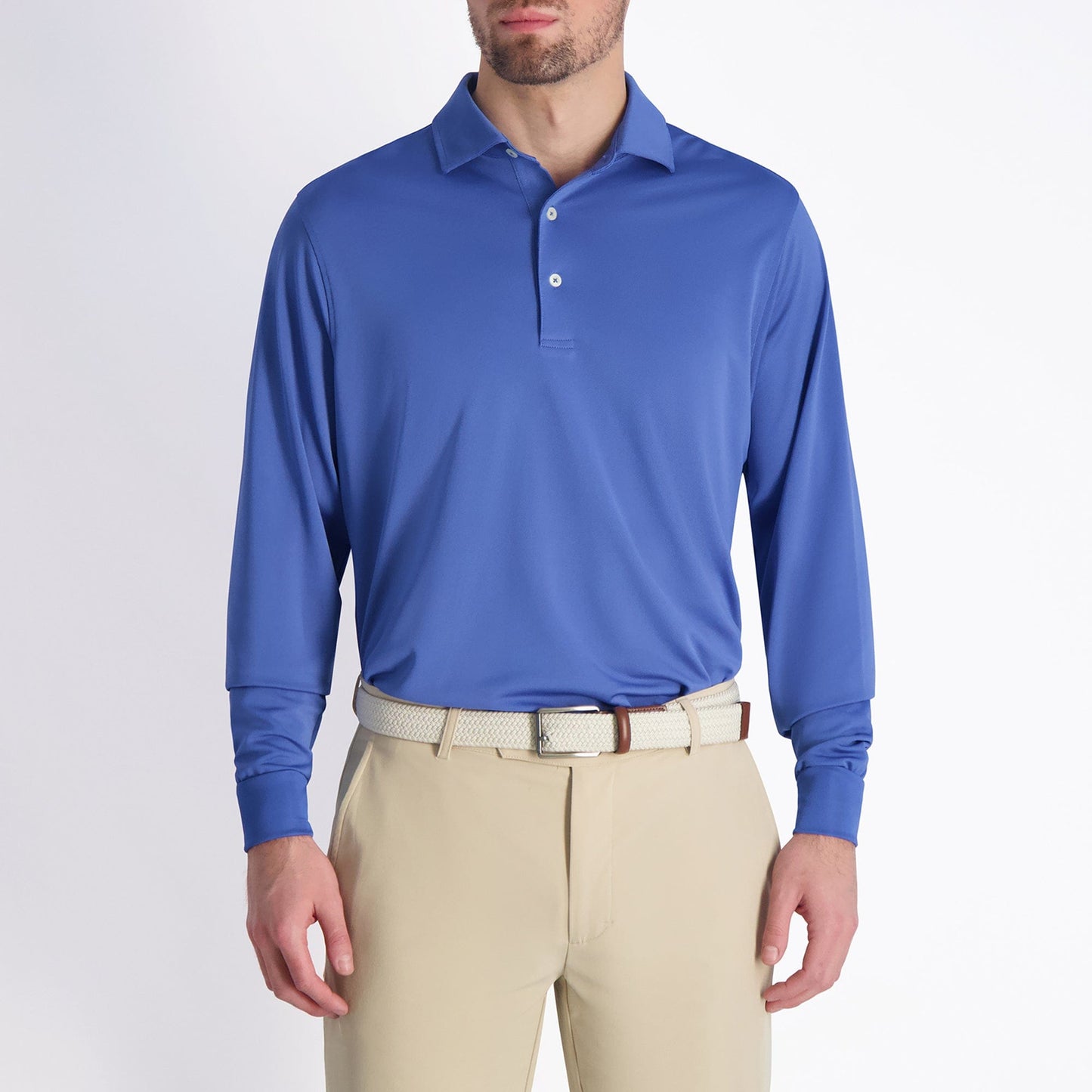 USA Mchugh Longsleeve Pique Polo