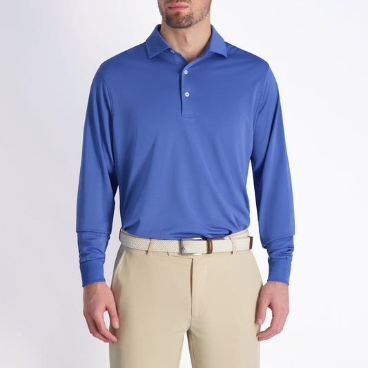 USA Mchugh Longsleeve Pique Polo - Fairway & Greene