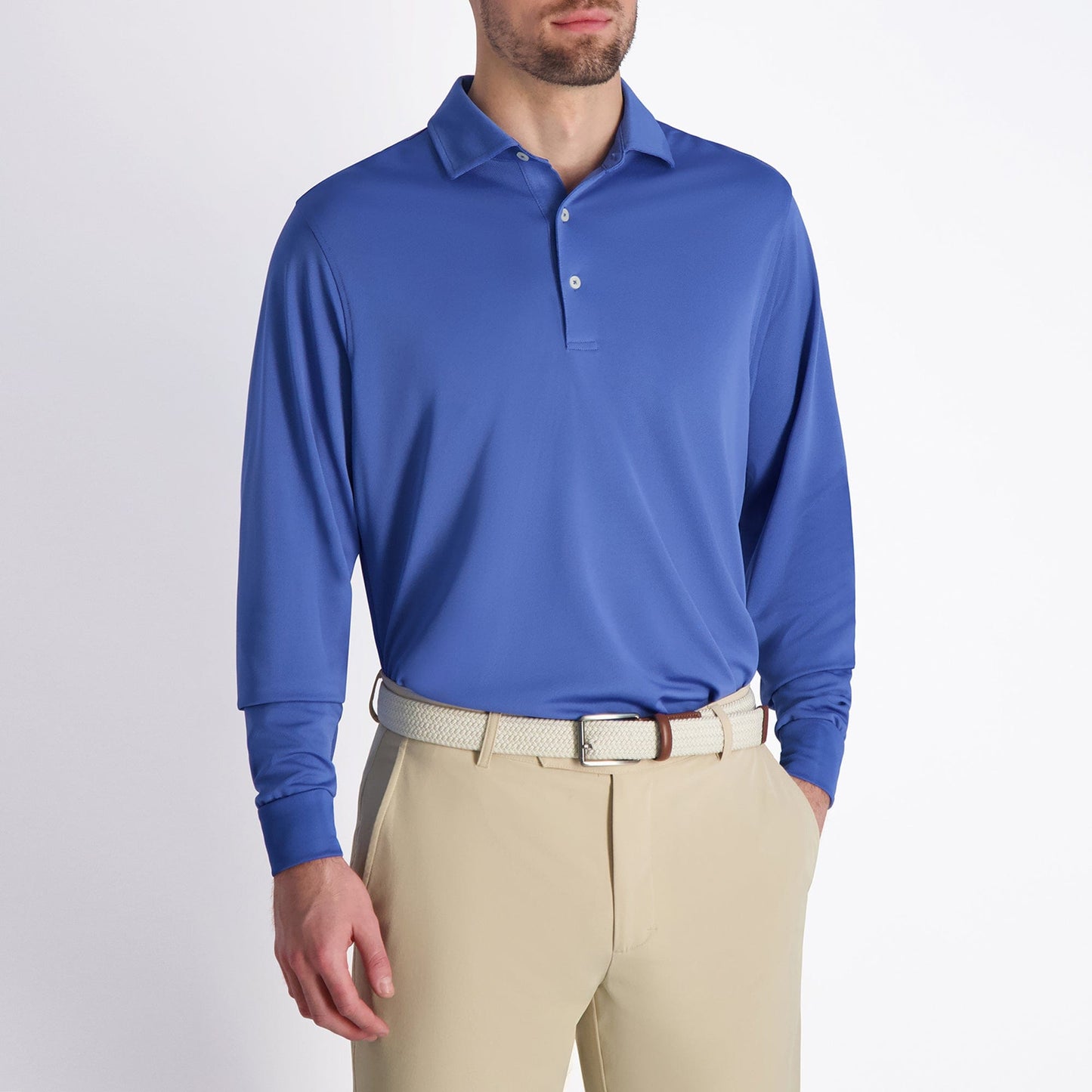 USA Mchugh Longsleeve Pique Polo