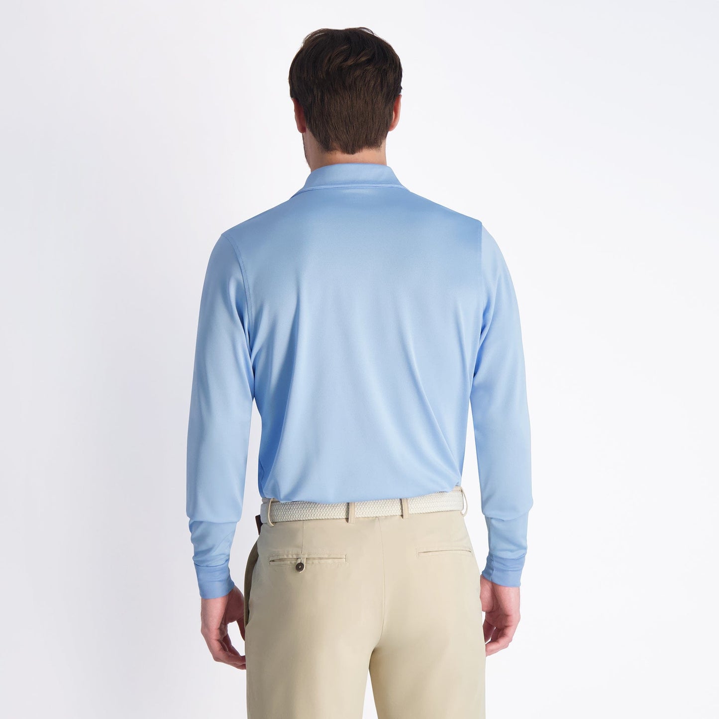 USA Mchugh Longsleeve Pique Polo - Fairway & Greene