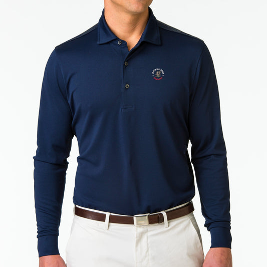 2025 U.S. OPEN | USA Mchugh Longsleeve Pique Polo - Fairway & Greene