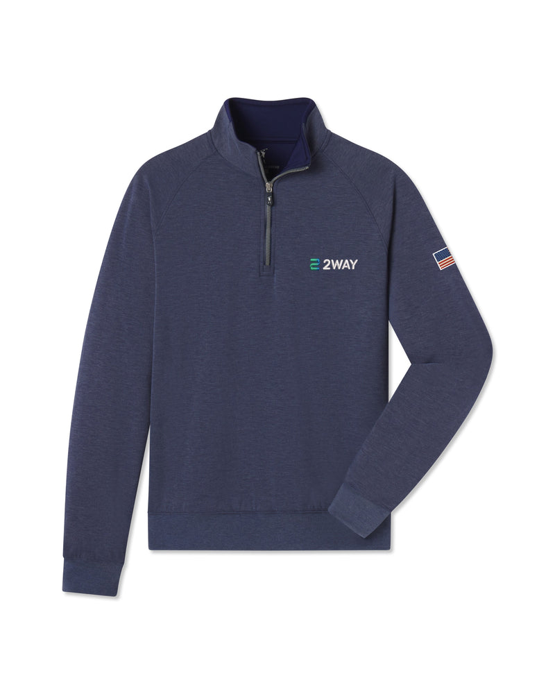 USA Valley Quarter Zip | 2WAY x American Flag