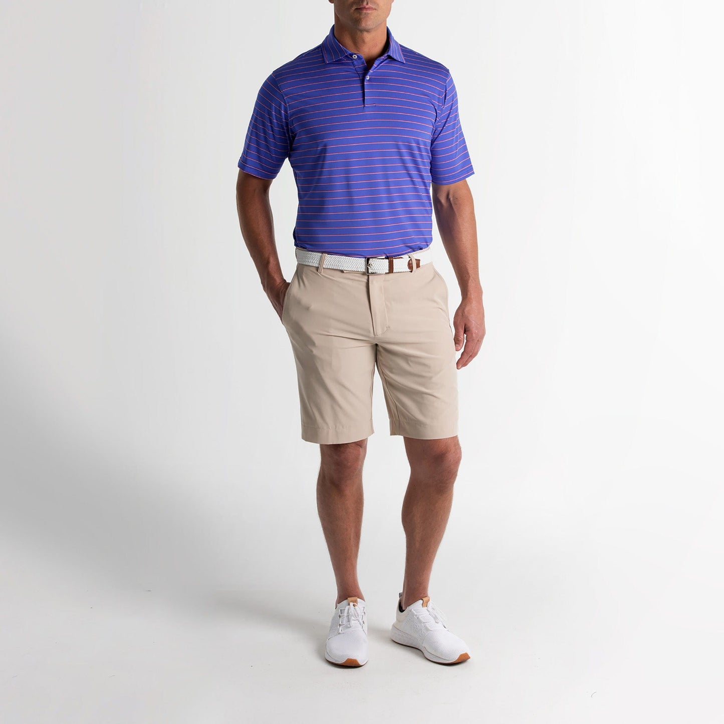 Faxon Stripe Jersey Polo