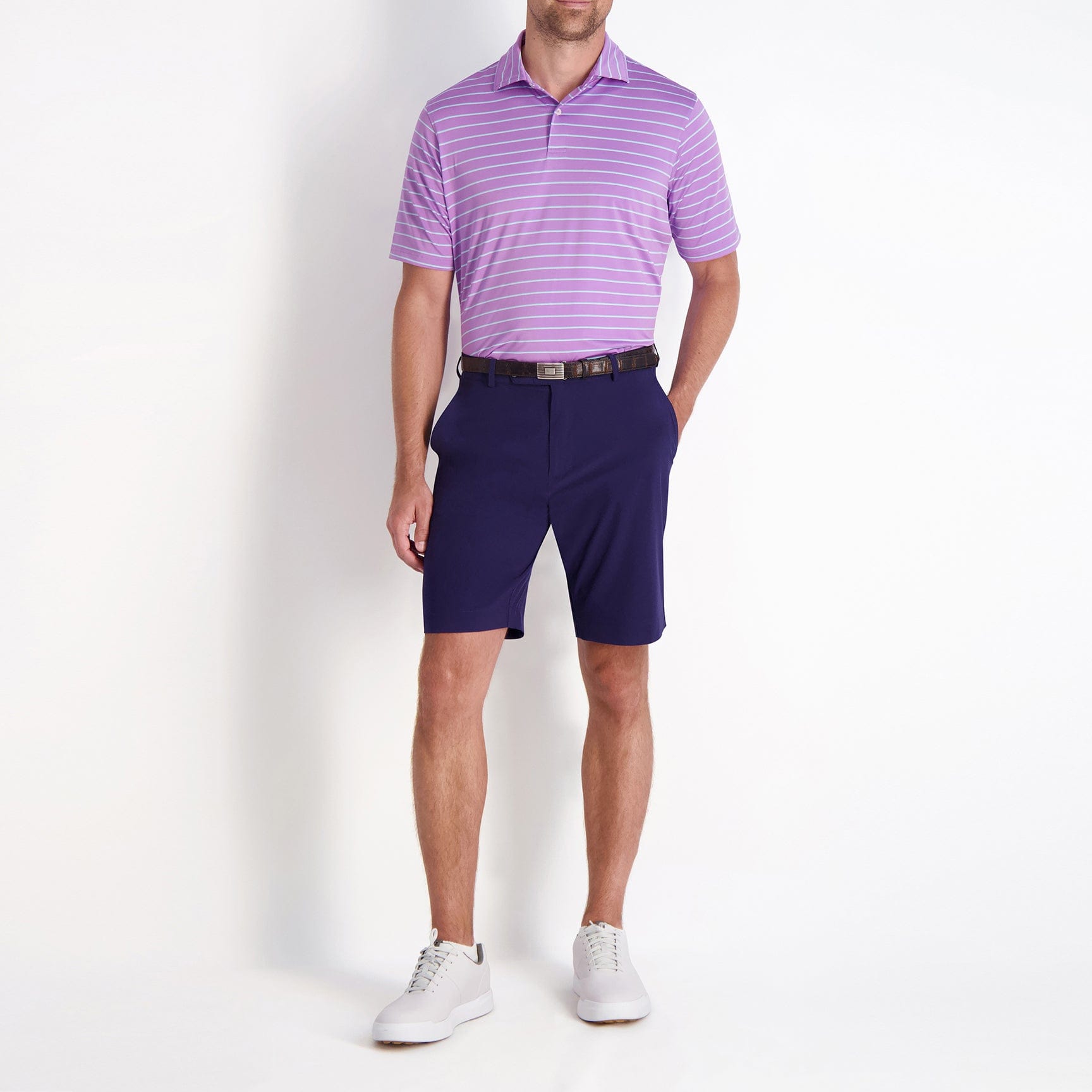 Faxon Stripe Jersey Polo-Sale - Fairway & Greene