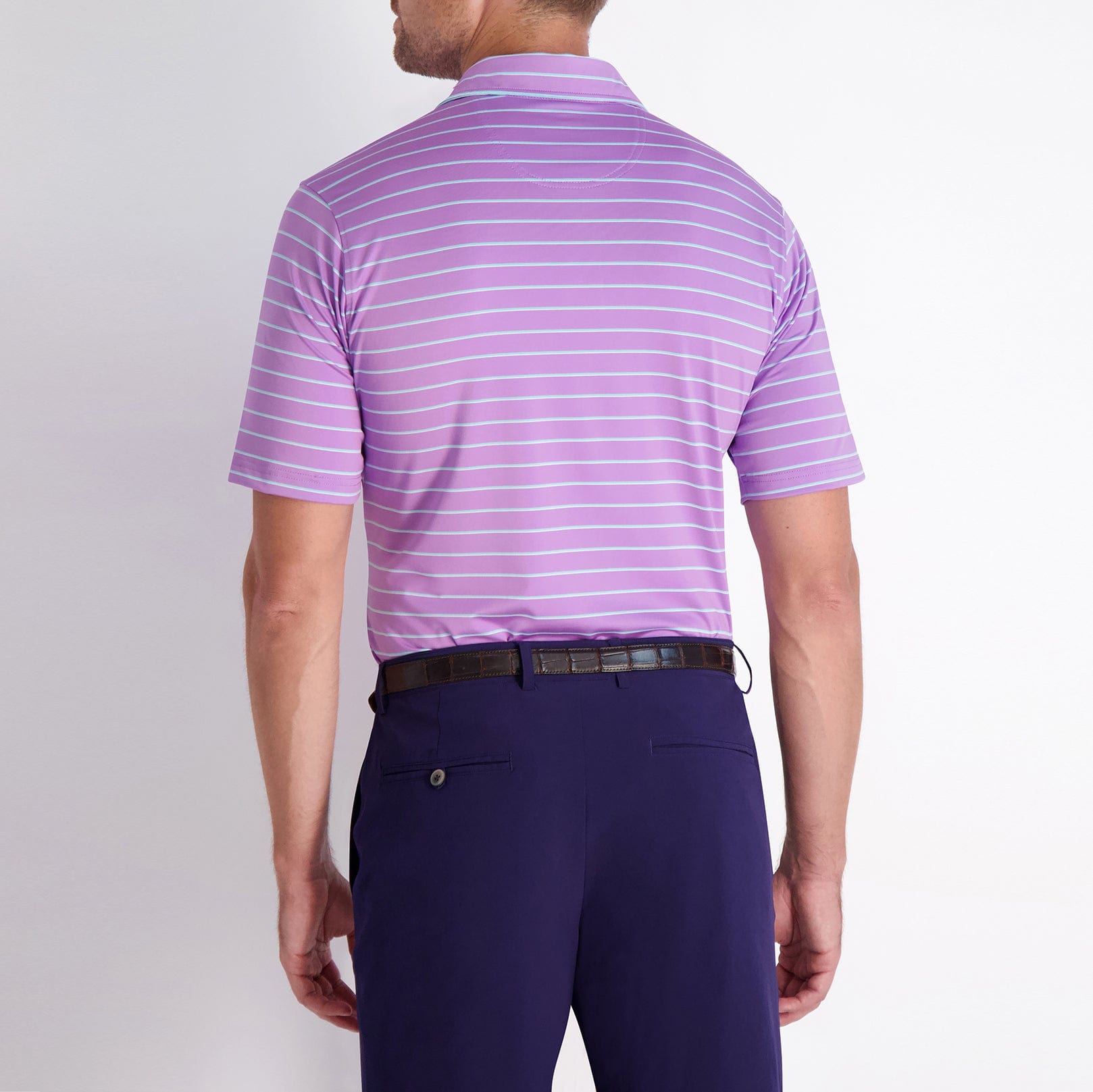 Faxon Stripe Jersey Polo-Sale - Fairway & Greene