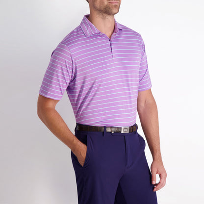 Faxon Stripe Jersey Polo-Sale - Fairway & Greene