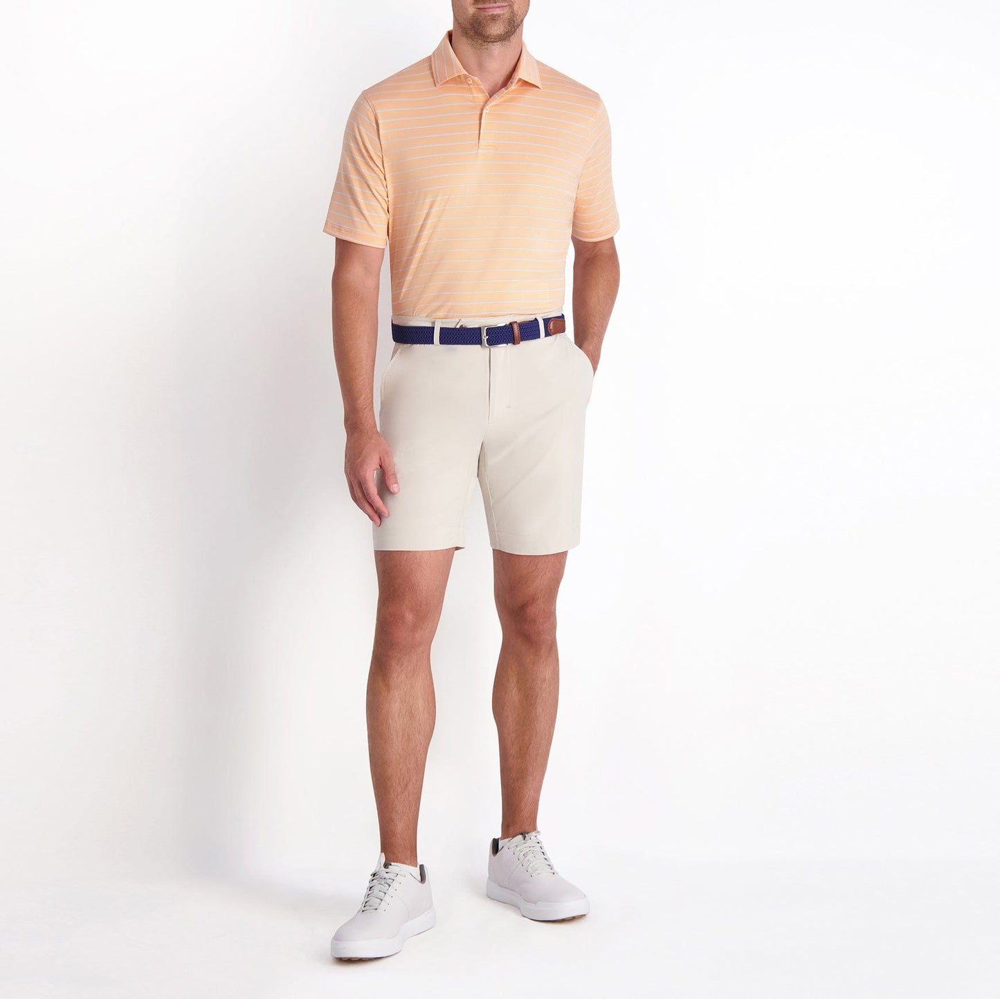 Faxon Stripe Jersey Polo-Sale - Fairway & Greene