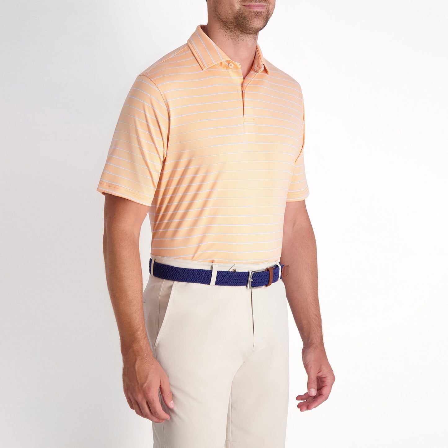 Faxon Stripe Jersey Polo-Sale - Fairway & Greene