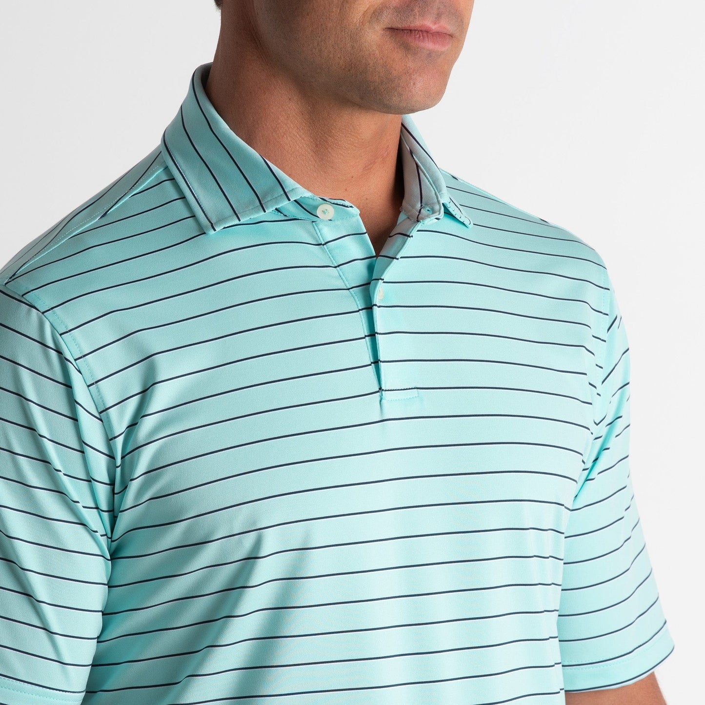 Faxon Stripe Jersey Polo-Sale - Fairway & Greene