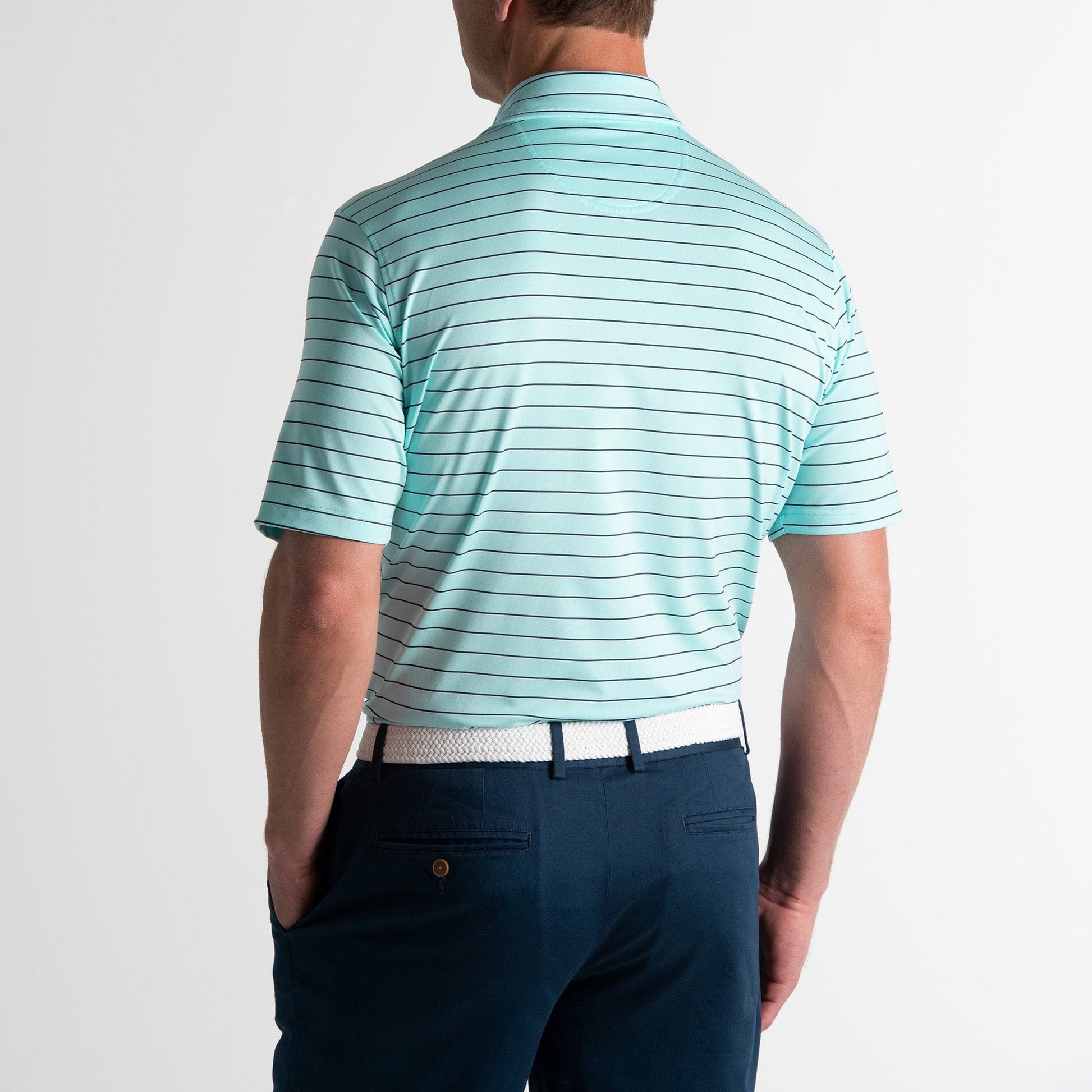 Faxon Stripe Jersey Polo-Sale - Fairway & Greene