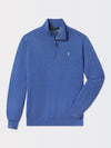 BARUFFA MERINO QUARTER ZIP WINDSWEATER | ICONIC GOLFER | HEATHERED BLUE