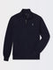 BARUFFA MERINO QUARTER ZIP WINDSWEATER | ICONIC GOLFER | NAVY