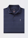 FAXON STRIPE JERSEY POLO | ICONIC GOLFER | MARINE