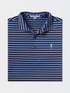 MADISON STRIPE POLO | ICONIC GOLFER | MARINE/BALTIC