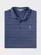 MADISON STRIPE POLO | ICONIC GOLFER | MARINE/BALTIC