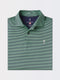 OWENS STRIPE TECH POLO | ICONIC GOLFER | MARINE/KEY LIME