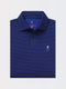 OWENS STRIPE TECH POLO | ICONIC GOLFER | TRUE BLUE
