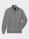 BARUFFA MERINO QUARTER ZIP WINDSWEATER | ICONIC GOLFER | LIGHT CHARCOAL
