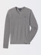 BARUFFA MERINO V-NECK SWEATER | ICONIC GOLFER | LIGHT CHARCOAL
