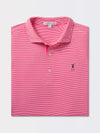 BRYANT STRIPE POLO | ICONIC GOLFER | CARDINAL