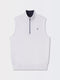 CAVES SOLID QUARTER ZIP VEST | ICONIC GOLFER | WHITE