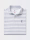FAXON STRIPE JERSEY POLO | ICONIC GOLFER | WHITE