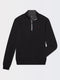 CAVES QUARTER ZIP PULLOVER | HOLIDAY | BLACK/DARK SHADOW GREY HEATHER
