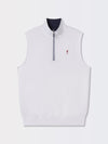 CAVES SOLID QUARTER ZIP VEST | HOLIDAY | WHITE
