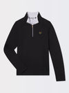 WELLS QUARTER ZIP | HOLIDAY | BLACK/WHITE