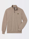 BARUFFA MERINO QUARTER ZIP WINDSWEATER | HOLIDAY | FLAX HEATHER