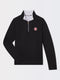 WELLS QUARTER ZIP | INDIANA CHAMPIONS | BLACK/WHITE - Fairway & Greene