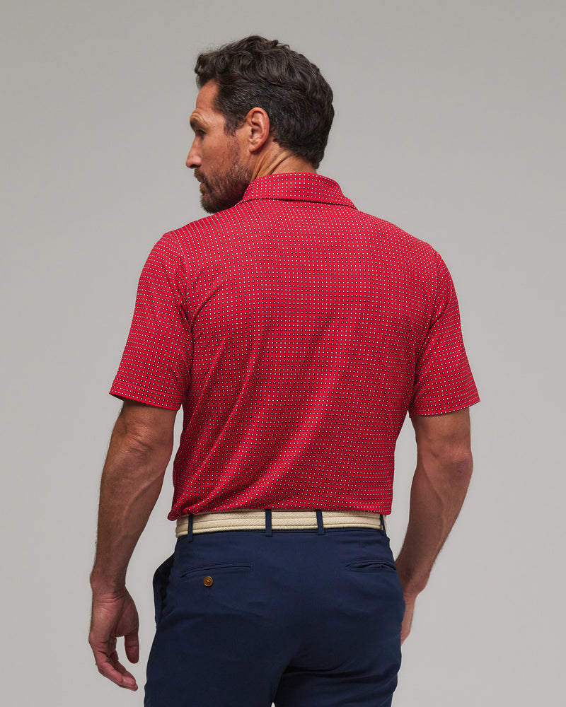 STARS ALIGNED PRINT POLO