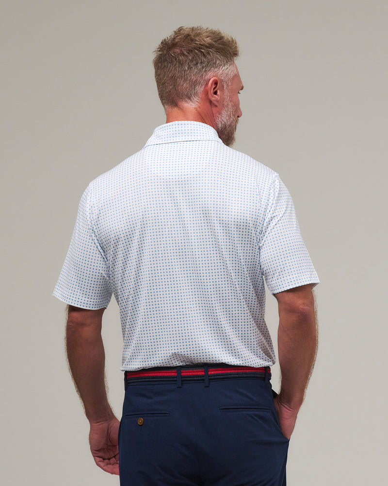 STARS ALIGNED PRINT POLO