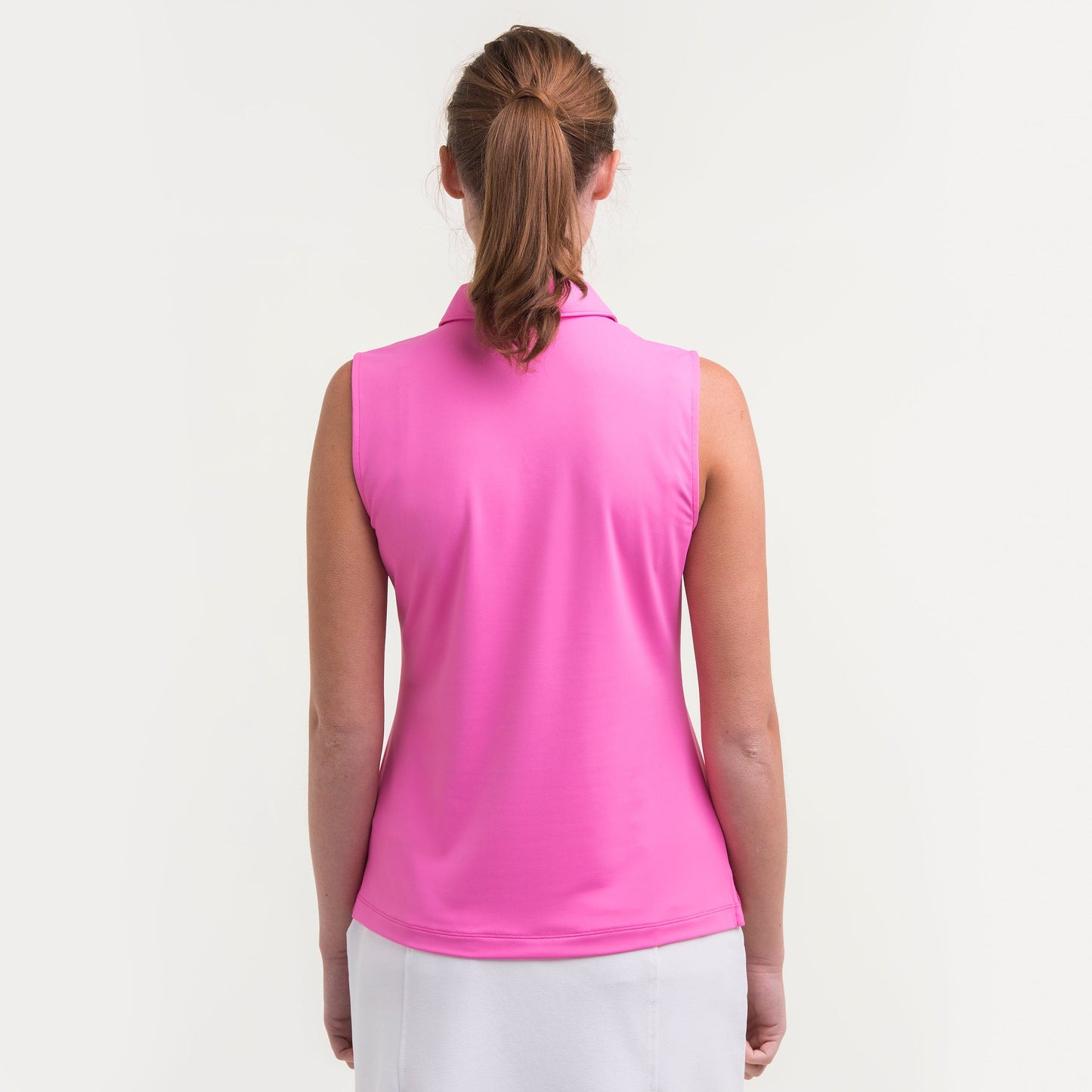 SLEEVELESS CHARLOTTE JERSEY POLO-SALE - Fairway & Greene