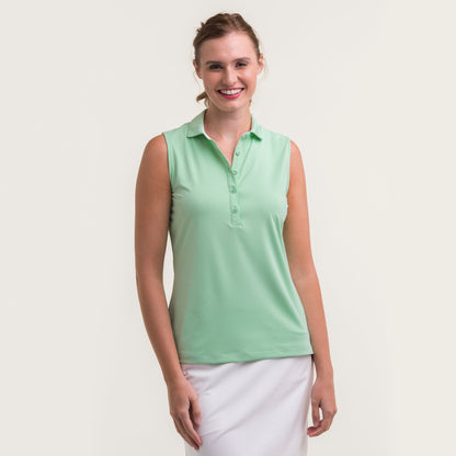 SLEEVELESS CHARLOTTE JERSEY POLO-SALE