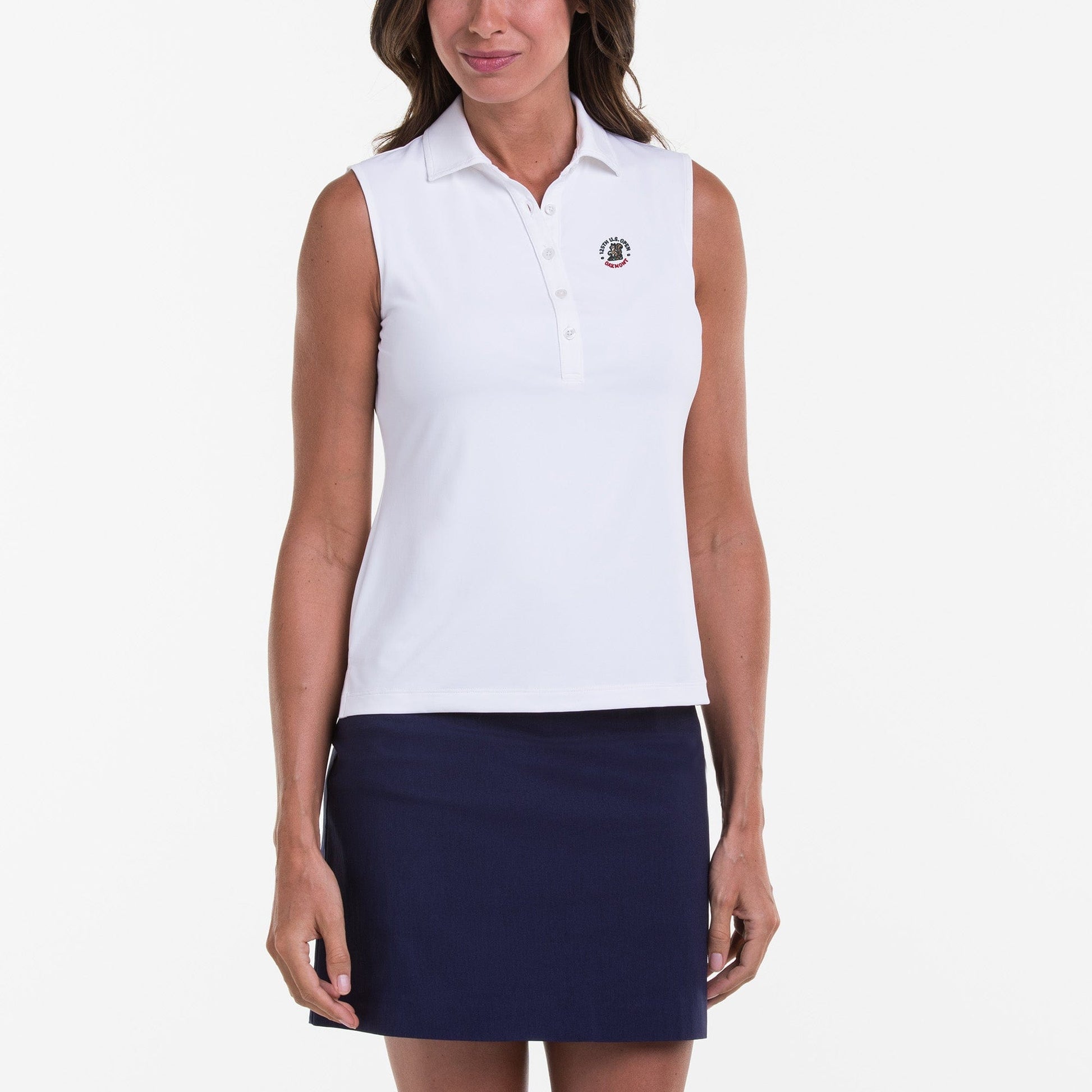 2025 U.S. OPEN | SLEEVELESS CHARLOTTE JERSEY POLO - Fairway & Greene