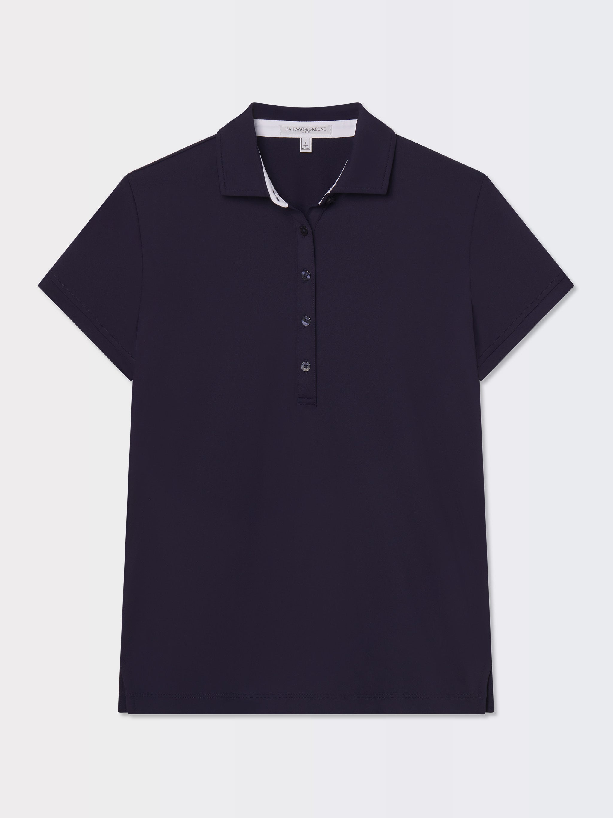 トップス CLANE POWER SHOULDER POLO TOPS CLANE Power Shoulder Polo Tops