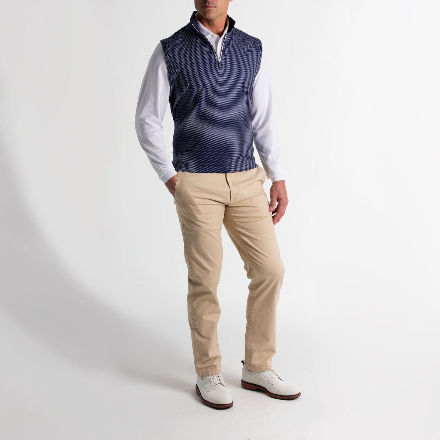 WAVE 1/4 ZIP VEST-SALE - Fairway & Greene