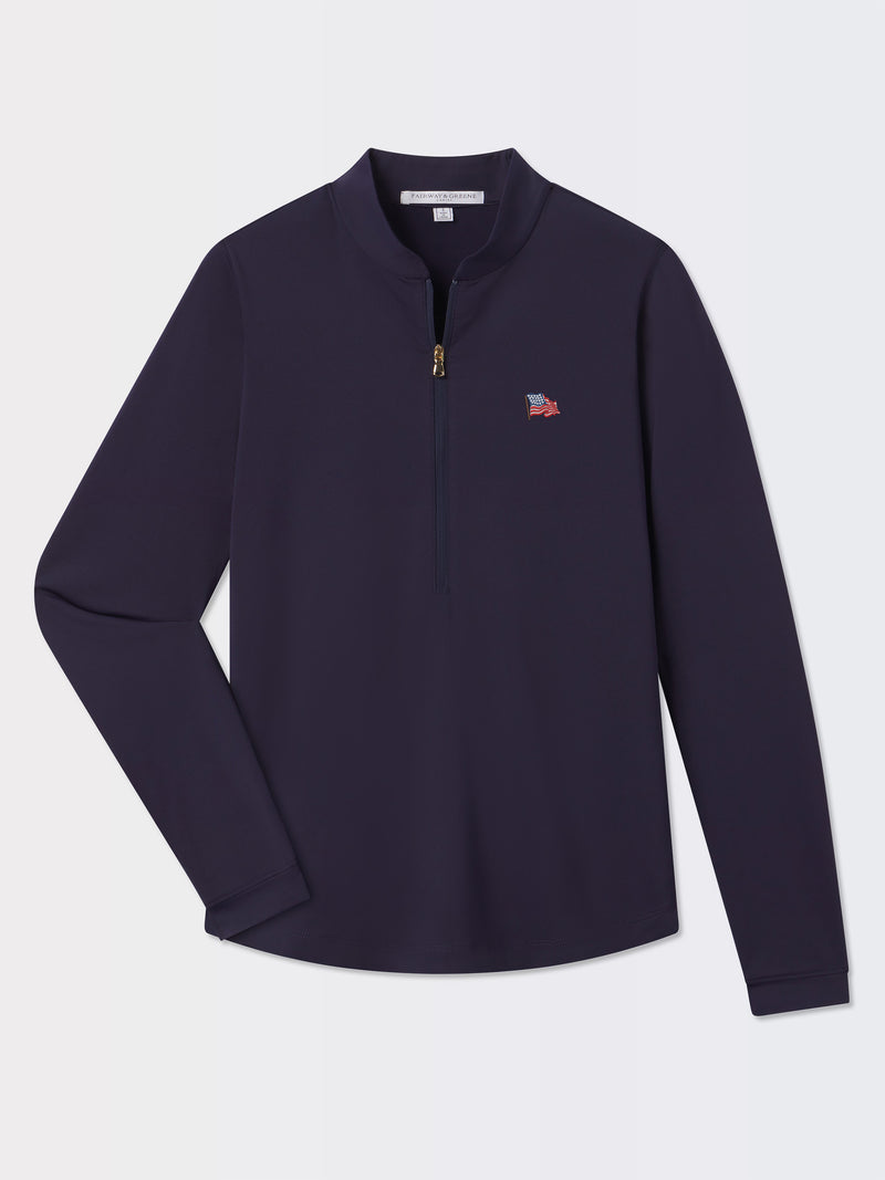 Cat Long Sleeve Zip | Waving Flag