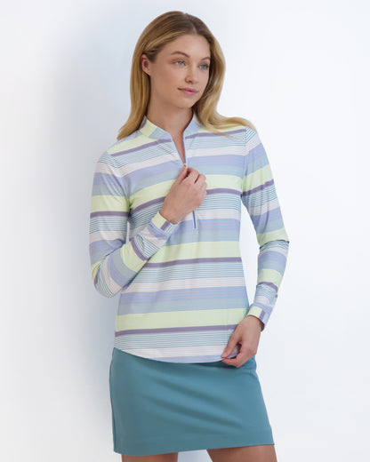 CAT LONG SLEEVE ZIP - Fairway & Greene