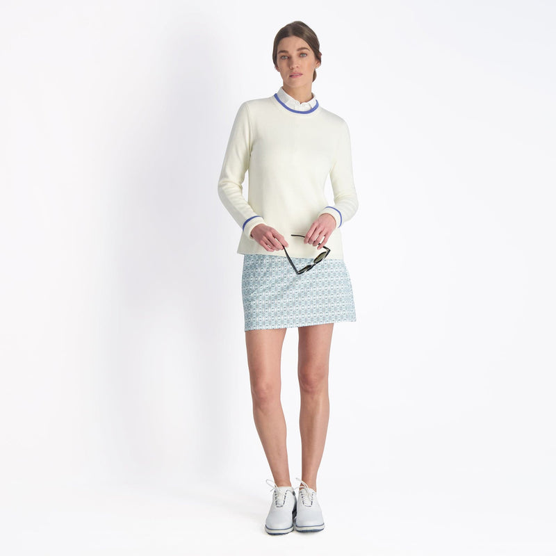 WHITE/ISLAND BLUE
