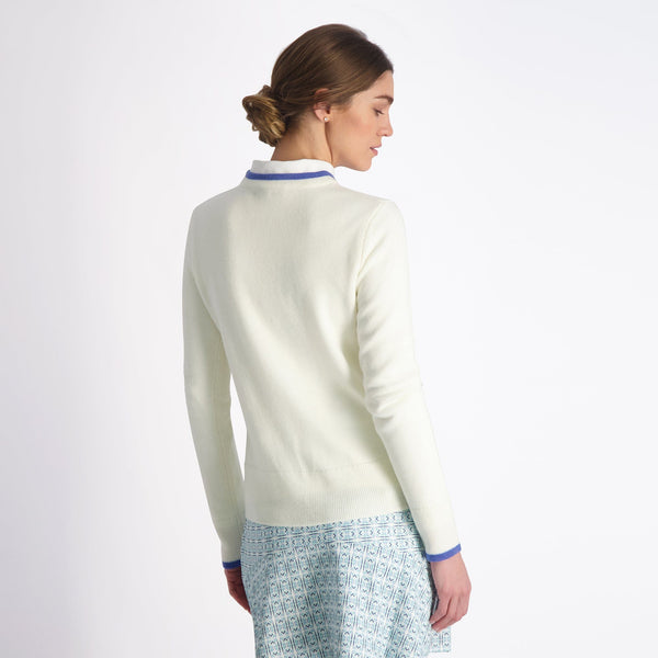 WHITE/ISLAND BLUE